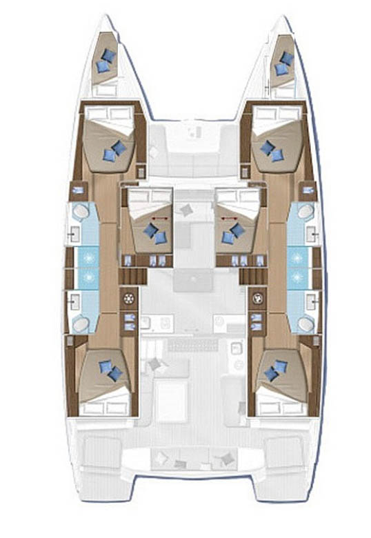 Lagoon Lagoon 50 charter bareboat or captained in  Road Town