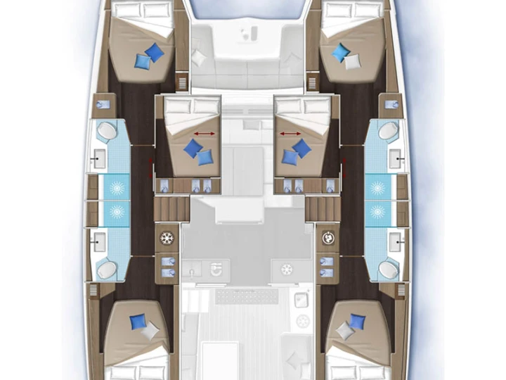 Catamaran rental with or without captain Lagoon Road Town