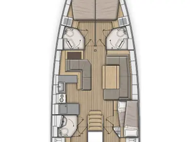 Sailboat rental in Marmaris (district) - Bénéteau Oceanis 51.1