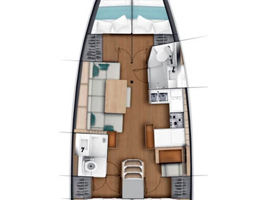 Boat rental Jeanneau Sun Odyssey 440 in Palma de Mallorca on Samboat