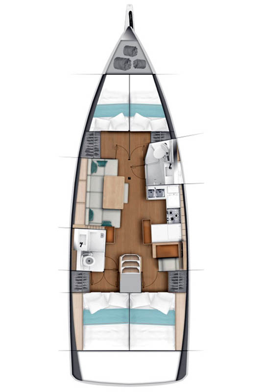 Boat rental Jeanneau Sun Odyssey 440 in Palma de Mallorca on Samboat