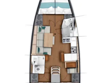 Boat rental Jeanneau Sun Odyssey 440 in Palma de Mallorca on Samboat