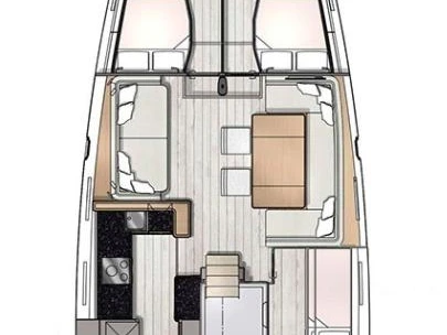 Bareboat Rental Sailboat Jeanneau with a boat licence