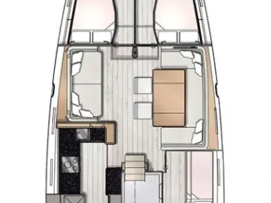 Bareboat Rental Sailboat Jeanneau with a boat licence