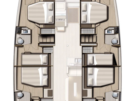 Catamaran rental with or without captain Bali Alimos