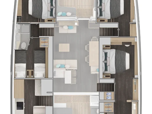 Yacht charter Alimos cheap Lagoon 60