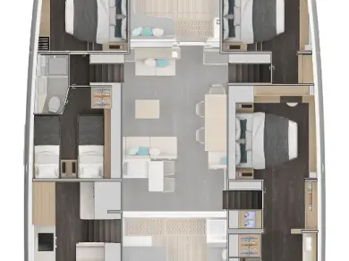 Yacht charter Alimos cheap Lagoon 60