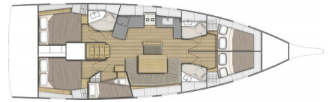 Sailboat rental with or without captain Bénéteau Rhodes (City)