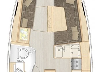 Bareboat Rental Sailboat Hanse with a boat licence