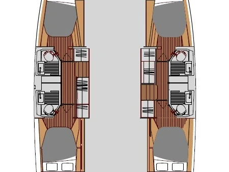 Catamaran rental in Zadar - Fountaine Pajot Astrea 42