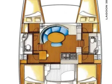 Lagoon Lagoon 380 charter bareboat or captained in  Lávrio