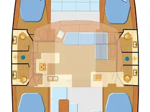 Bareboat Rental Catamaran Fountaine Pajot with a boat licence