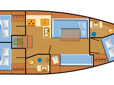 Sailboat rental with or without captain Jeanneau Biograd na Moru