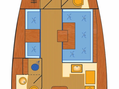 Sailboat rental with or without captain Jeanneau Rogoznica