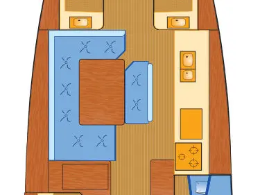 Bareboat Rental Sailboat Jeanneau with a boat licence