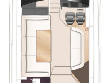 Princess Princess 55 F charter bareboat or captained in  Podstrana