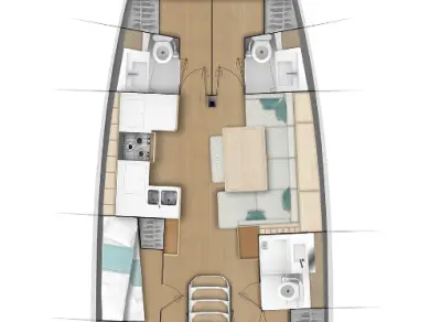 Sailboat rental in Biograd na Moru - Jeanneau Sun Odyssey 490