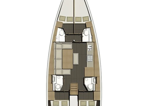 Yacht charter Primošten cheap Dufour 460 Grand Large