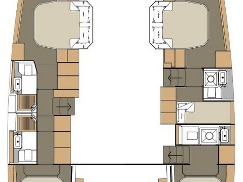 Bareboat Rental Catamaran Dufour with a boat licence