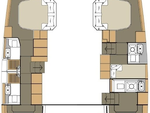 Dufour Dufour Catamarans 48 Sail charter bareboat or captained in  Primošten