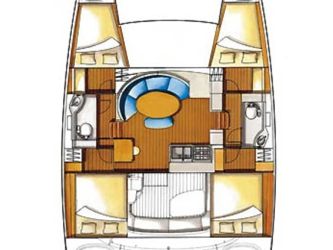 Catamaran rental with or without captain Lagoon Punat