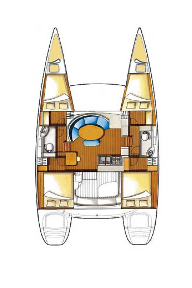 Catamaran rental with or without captain Lagoon Punat