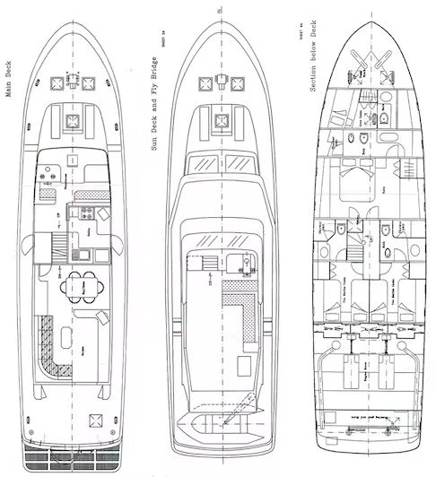 Bareboat Rental Luxury Yacht Ccyd with a boat licence