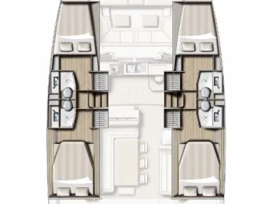 Catamaran rental with or without captain Bali Rogoznica