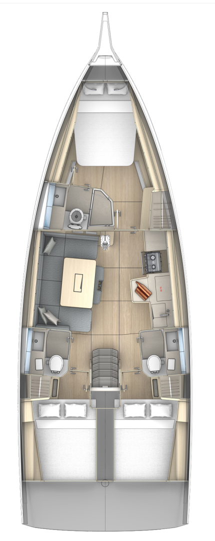 Boat rental Dufour Dufour 41 in Biograd na Moru on Samboat