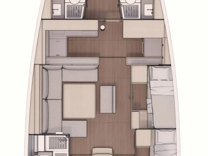 Bareboat Rental Sailboat Dufour with a boat licence