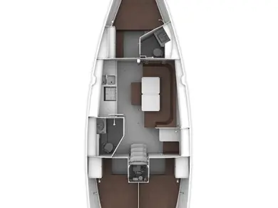 Bareboat Rental Sailboat Bavaria with a boat licence