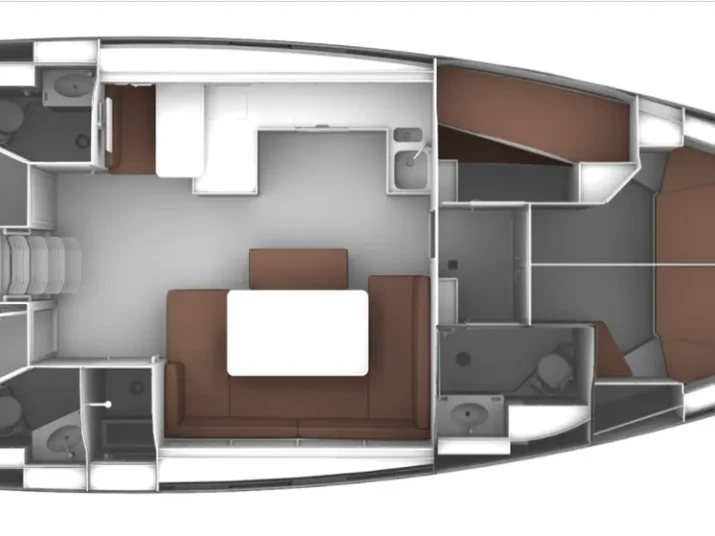 Yacht charter Gouvia cheap Cruiser 51