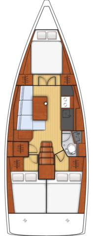 Bareboat Rental Sailboat Bénéteau with a boat licence