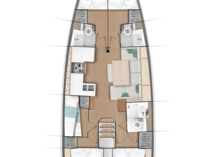 Jeanneau Sun Odyssey 490 in Fethiye on SamBoat