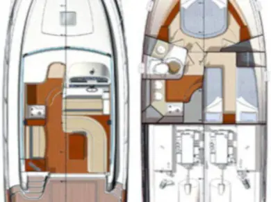 Bareboat Rental Luxury Yacht Jeanneau with a boat licence