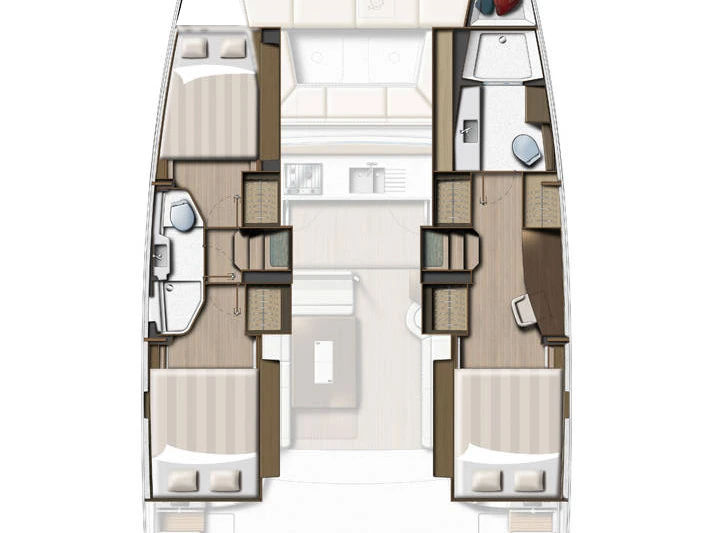 Catamaran rental with or without captain Bali Kaštela