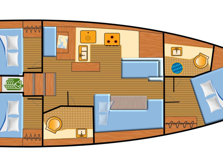 Sailboat rental in Palma de Mallorca - Jeanneau Sun Odyssey 410