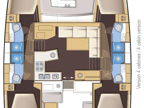 Catamaran rental with or without captain Lagoon Zadar