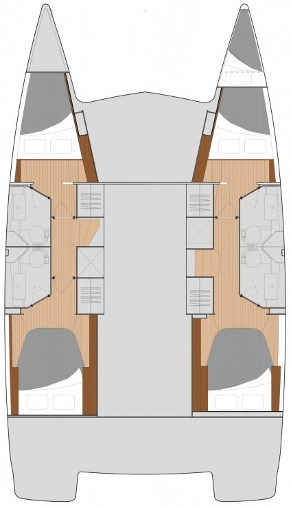 Bareboat Rental Catamaran Fountaine Pajot with a boat licence