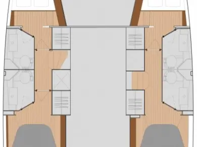 Bareboat Rental Catamaran Fountaine Pajot with a boat licence