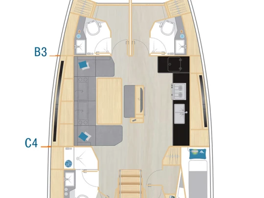 Boat rental Hanse Hanse 460 in Fethiye on Samboat