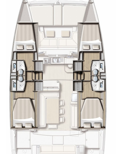 Catamaran rental in Šibenik - Bali Bali 4.1