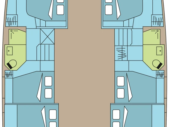 Fountaine Pajot Fountaine Pajot Aura 51 SMART ELECTRIC - 6 + 2 cab. in Pozzuoli on SamBoat