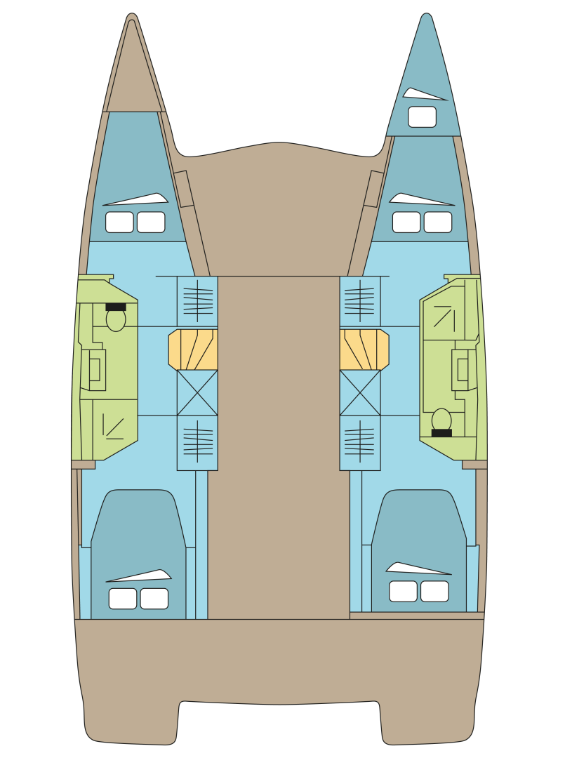 Fountaine Pajot Isla 40 charter bareboat or captained in  Parham Town
