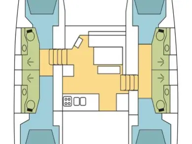 Yacht charter Le Marin cheap Lagoon 46