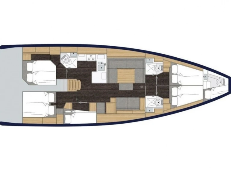 Bavaria Bavaria C50 charter bareboat or captained in  Nikiána