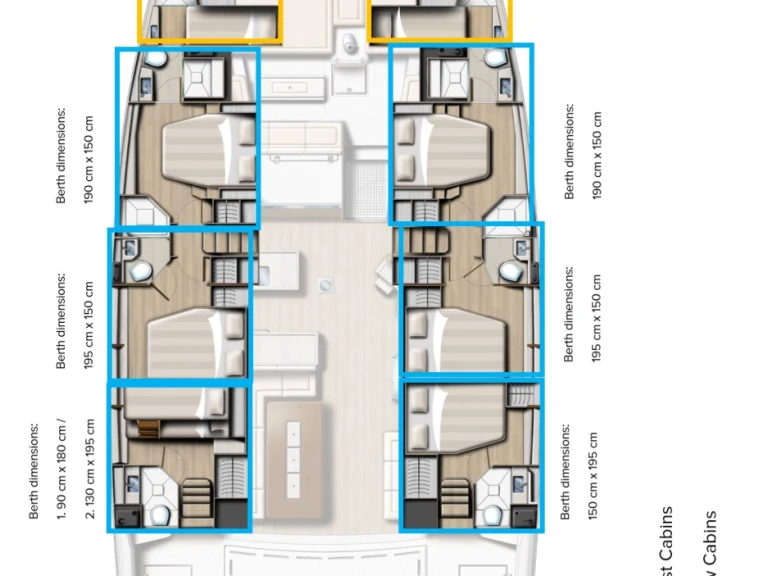 Catamaran rental with or without captain Bali Kaštela