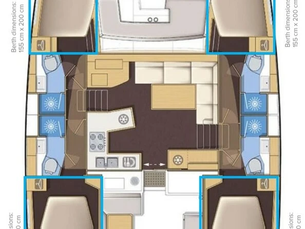 Lagoon Lagoon 450 F in Kaštela on SamBoat