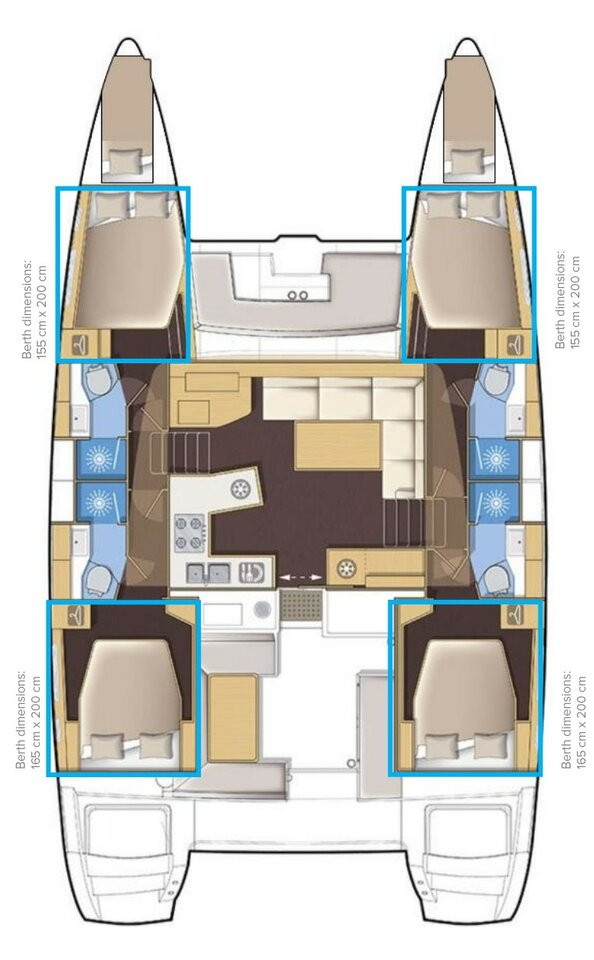 Lagoon Lagoon 450 F in Kaštela on SamBoat