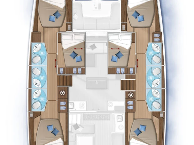 Lagoon Lagoon 50 charter bareboat or captained in  Alimos